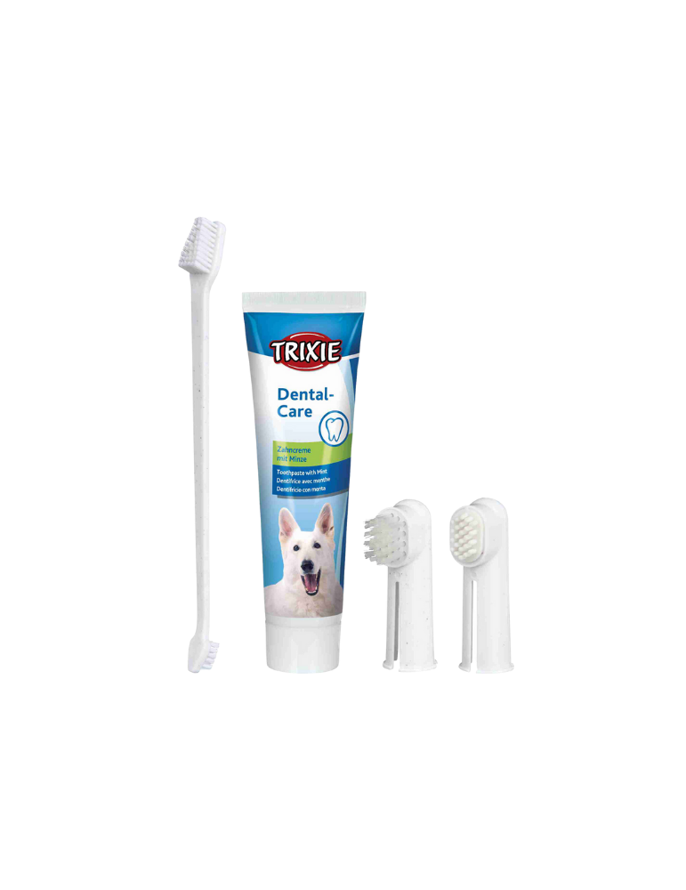 Set Higiene Dental Pasta Cepillos y Dedales