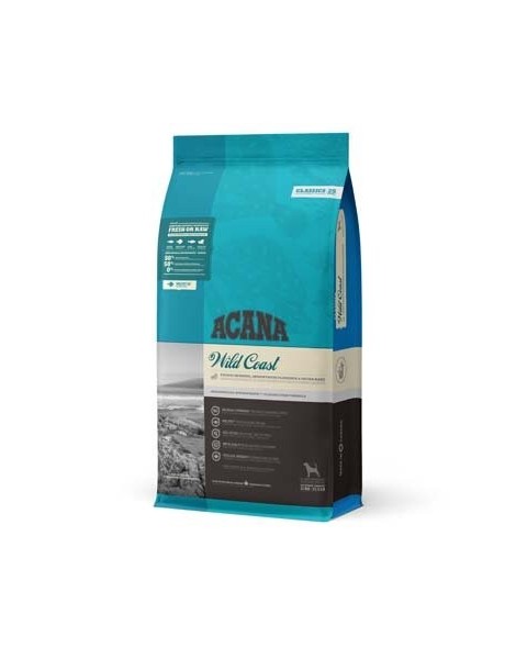 WILD COAST 2KG( ARENQUE, LENGUADO Y MERLUZA CON AVENA) ACANA