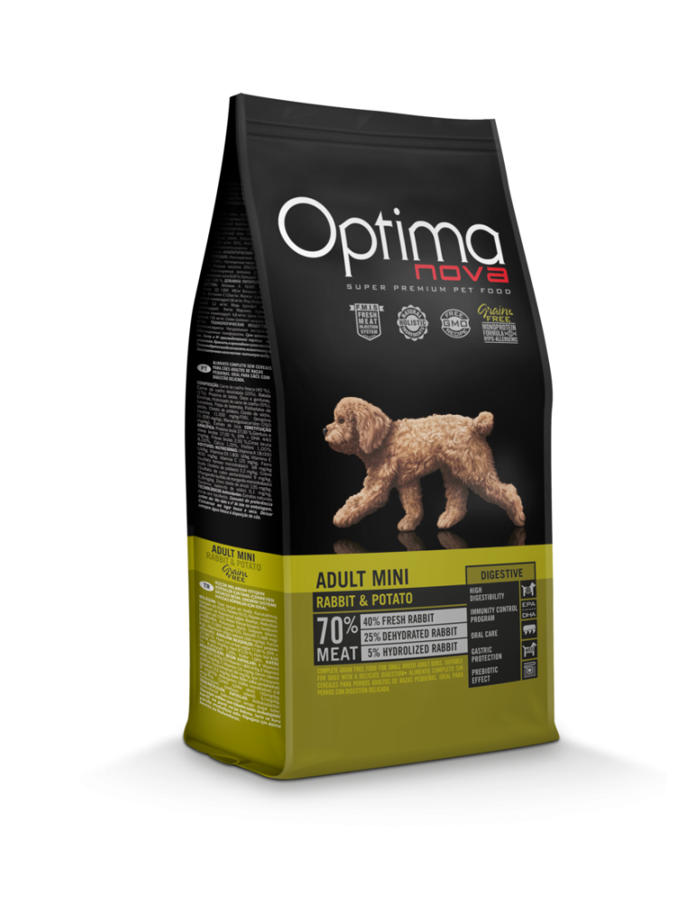 ADULT MINI DIGESTIVE CONEJO GRAIN FREE OPTIMA NOVA