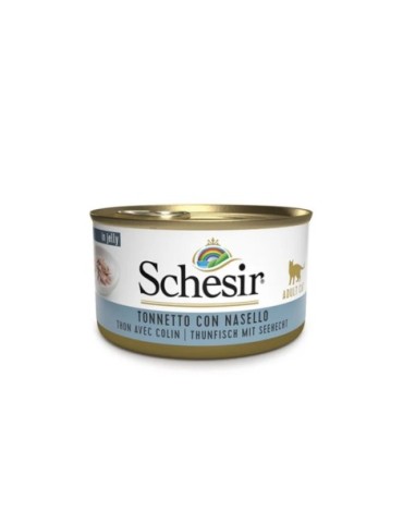 Schesir Atun y Merluza 85gr