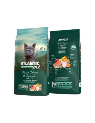 GATO ADULTO POLLO Y SALMON ATLANTIC PET