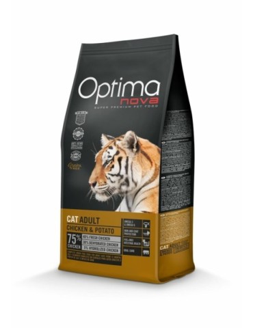 CAT ADULT POLLO GRAIN FREE 400G OPTIMA NOVA