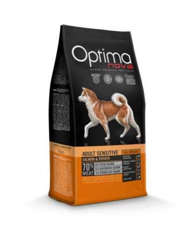 ADULT SENSITIVE SALMON GRAIN FREE OPTIMA NOVA