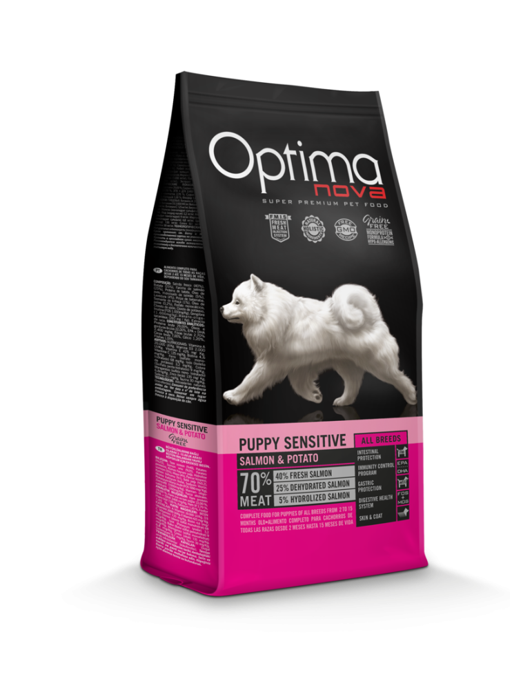 PUPPY SENSITIVE SALMON GRAIN FREE OPTIMA NOVA