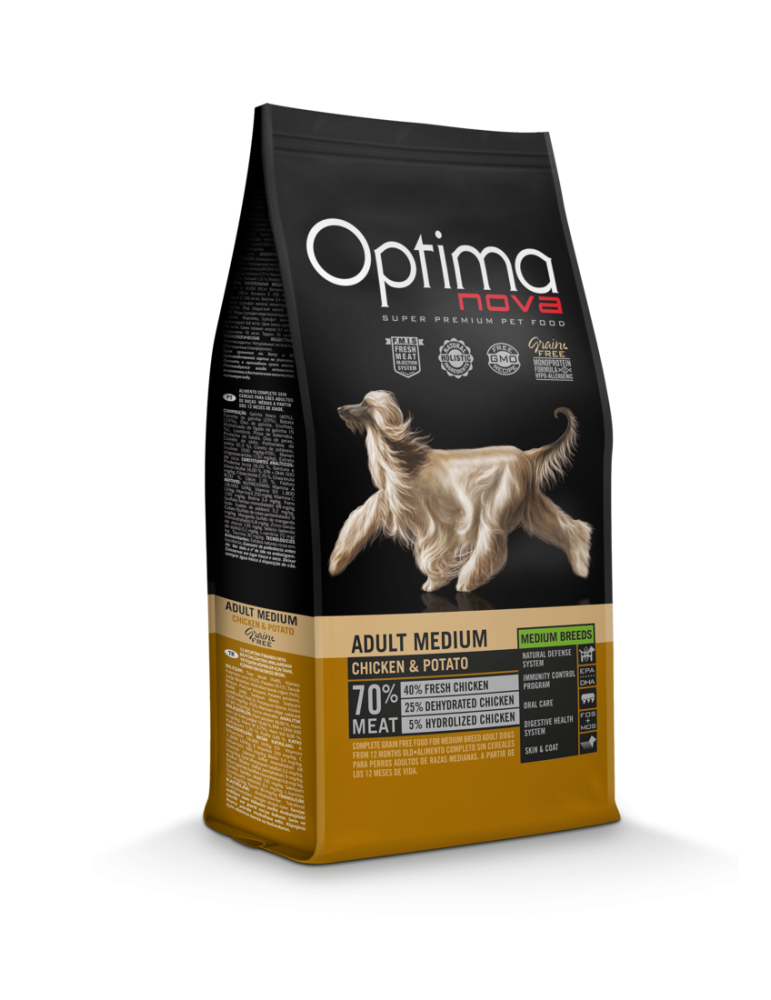 ADULT MEDIUM POLLO GRAIN FREE OPTIMA NOVA