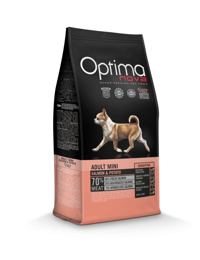 ADULT MINI SENSITIVE SALMON GRAIN FREE OPTIMA NOVA