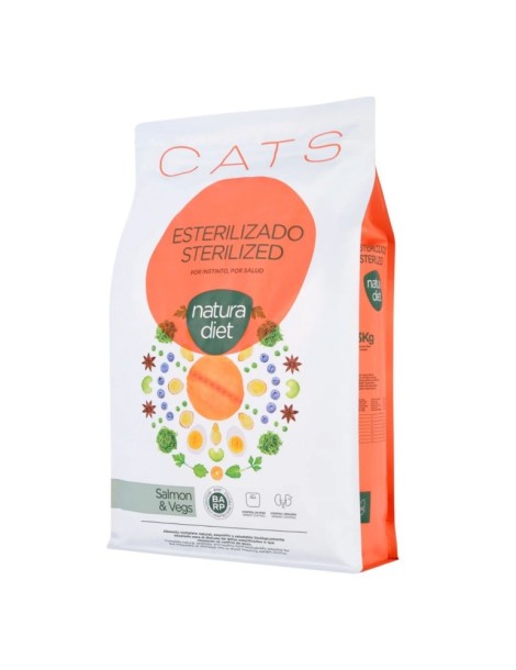 CAT STERILIZED SALMÓN NATURA DIET